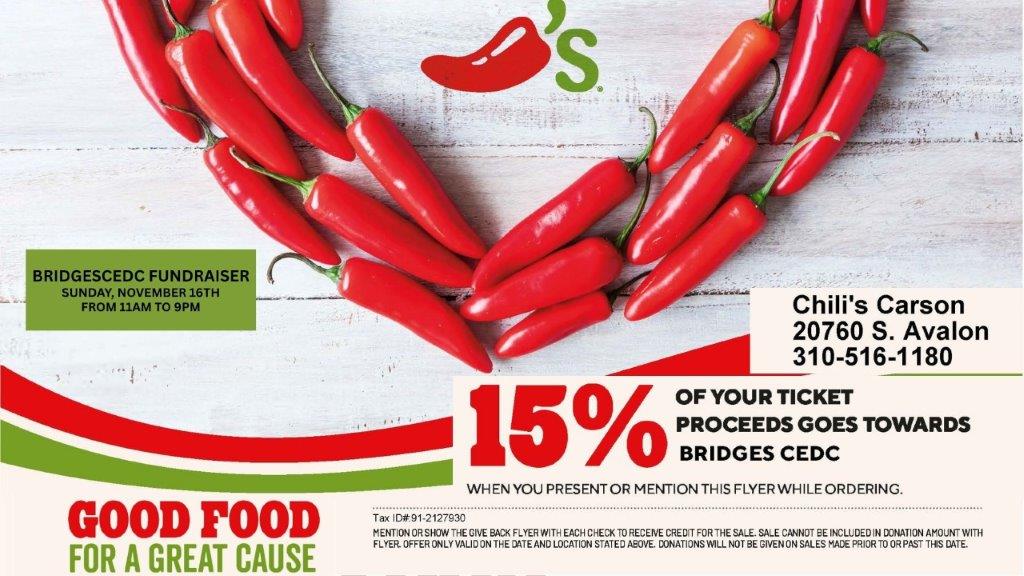 Chili's BridgesCEDC Fundraiser 